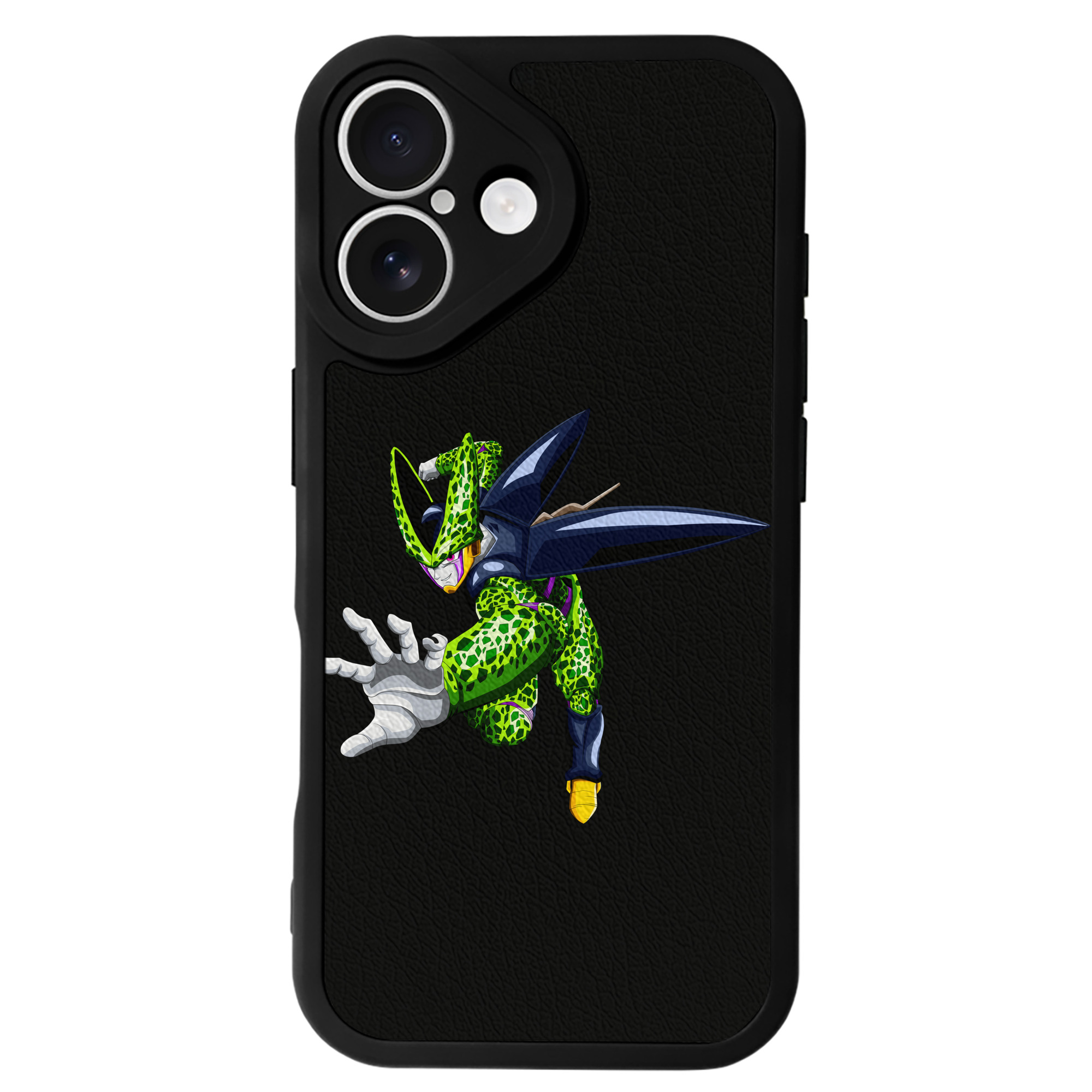 （画像用） ドラゴンボール セル DRAGON BALL Cell 【iPhone 16シリーズ対応】シリコンスマホケース（レザー調） 材質：シリコン